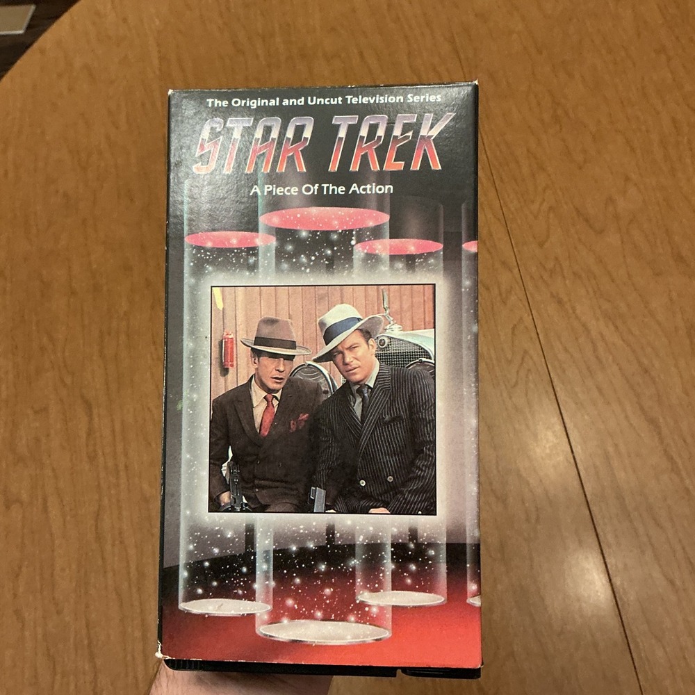 VTG Star Trek A Piece Of The Action Episode VHS Tape Paramount Sci Fi No Mold